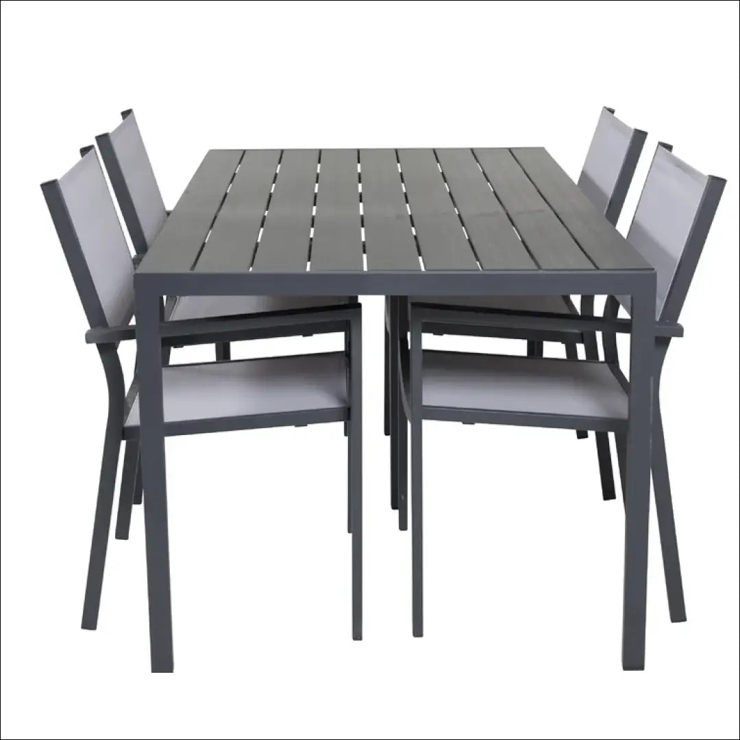 Lauko kėdė LI593 - €55 Save 50% 50-100, color-pilka, lauko baldai, lauko-kedes, material-metalas Pilka / Metalas €50