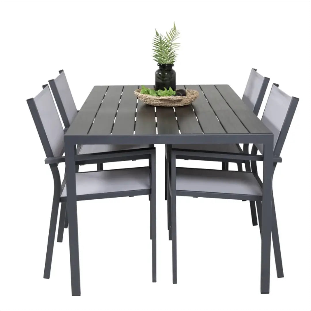 Lauko kėdė LI593 - €55 Save 50% 50-100, color-pilka, lauko baldai, lauko-kedes, material-metalas Pilka / Metalas €50