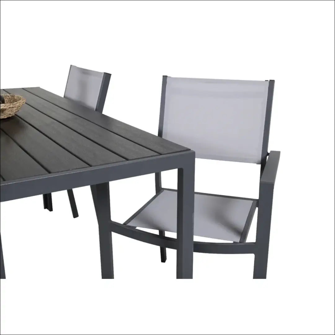 Lauko kėdė LI593 - €55 Save 50% 50-100, color-pilka, lauko baldai, lauko-kedes, material-metalas Pilka / Metalas €50