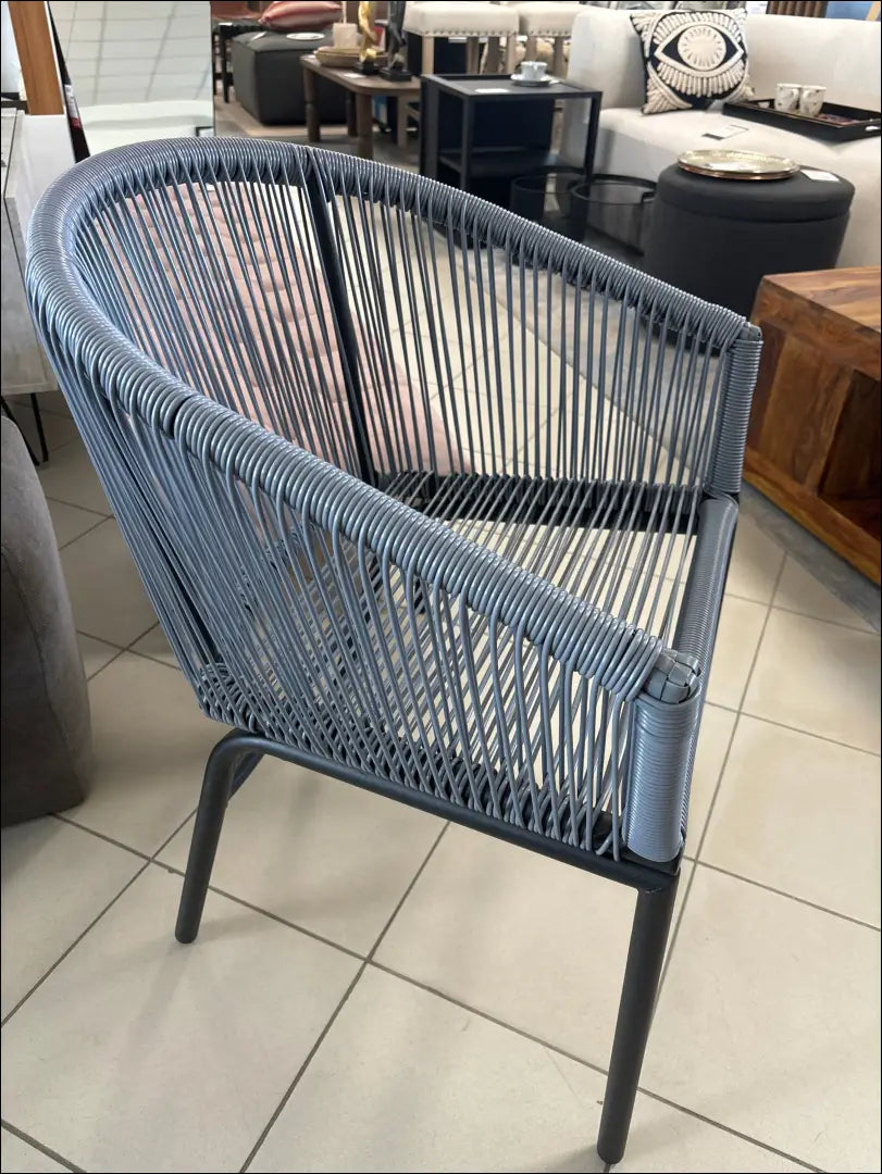 Lauko kėdė LI610 - €58 Save 50% 50-100, __label:Pristatymas 1-2 d.d., color-juoda, color-pilka, lauko baldai Pilka