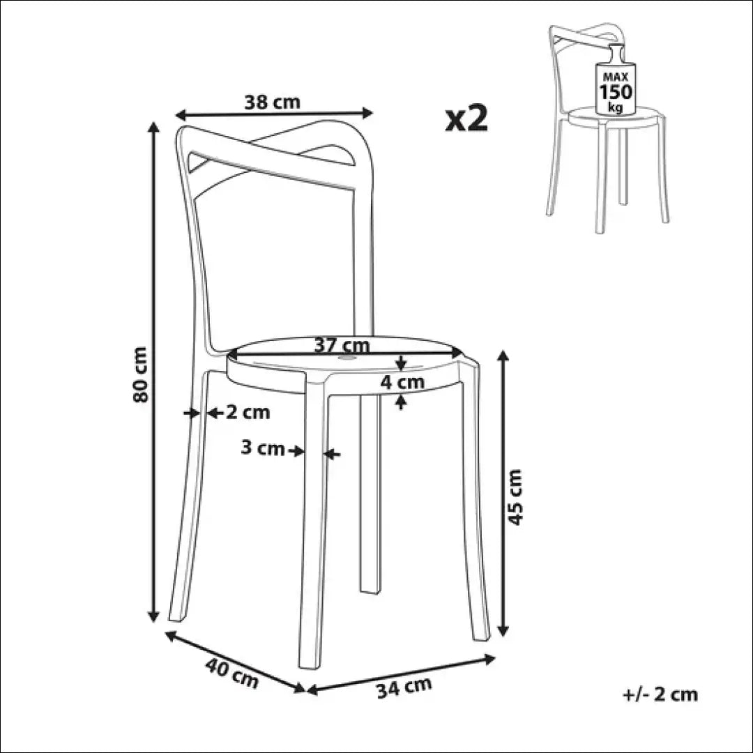 Lauko kėdė LI819 - €45 Save 50% 25-50, __label:Pristatymas 1-2 d.d., color-juoda, lauko baldai, lauko-kedes €25 to €50