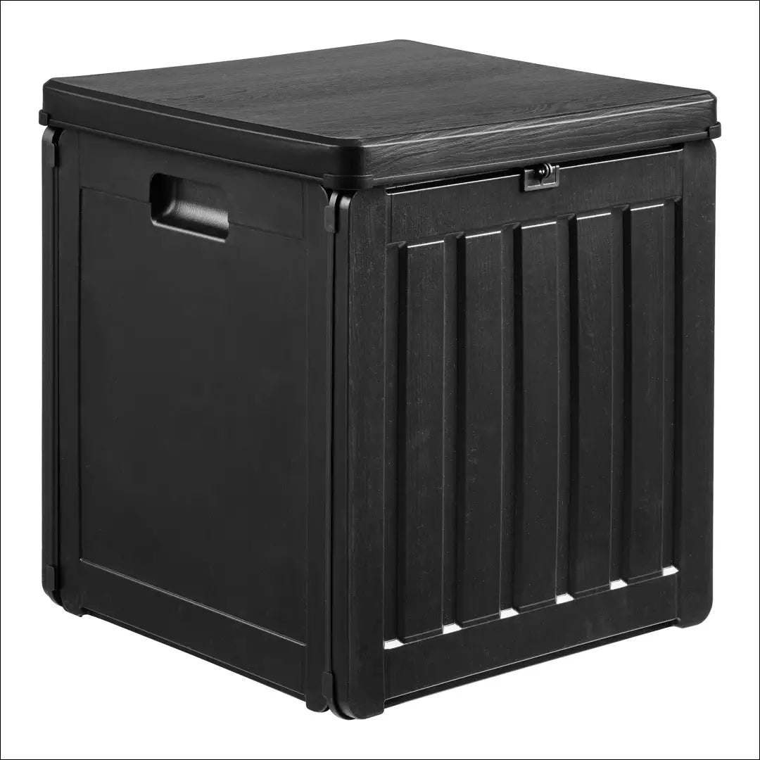 Lauko pagalvėlių dėžė plastikinė juoda 42,8x42,8x46,4 cm 76 L RD1181 - €41 Save 15% 25-50, __label:Pristatymas 5-14
