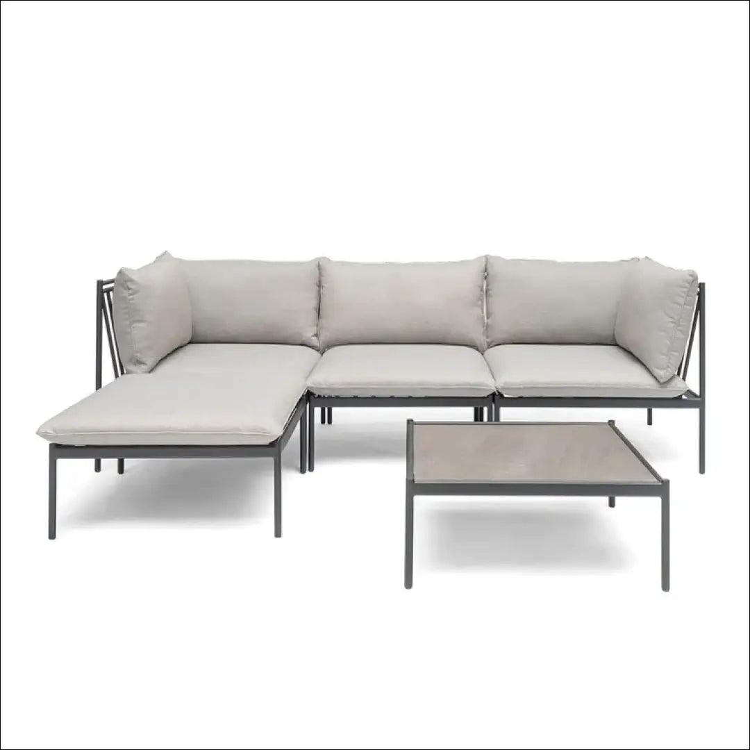 Lauko pufas LI627 - €220 Save 50% __label:Pristatymas 1-2 d.d., color-juoda, color-pilka, lauko baldai,