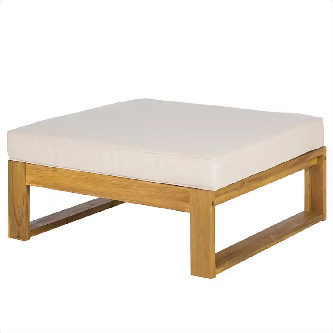 Lauko pufas LI770 - €95 Save 50% 50-100, __label:Pristatymas 1-2 d.d., color-kremas, color-ruda, lauko baldai €50