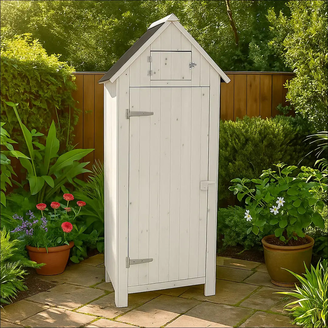 Lauko sandėliukas LI809 - €140 Save 50% 100-200, __label:Pristatymas 1-2 d.d., color-balta, lauko baldai,