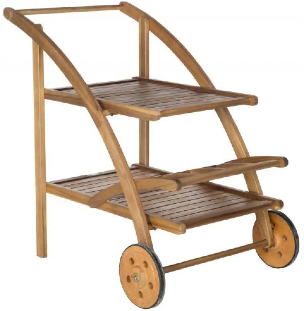 Lauko serviravimo vežimėlis LI633 - €95 Save 50% 50-100, __label:Pristatymas 1-2 d.d., color-ruda, indai, interjeras