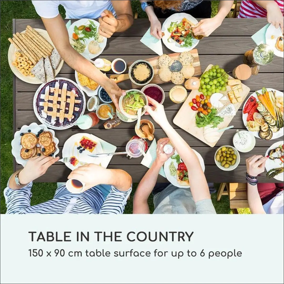 Lauko stalas LI812 - €169 Save 50% 100-200, __label:Pristatymas 1-2 d.d., color-pilka, lauko baldai, lauko-stalai €100