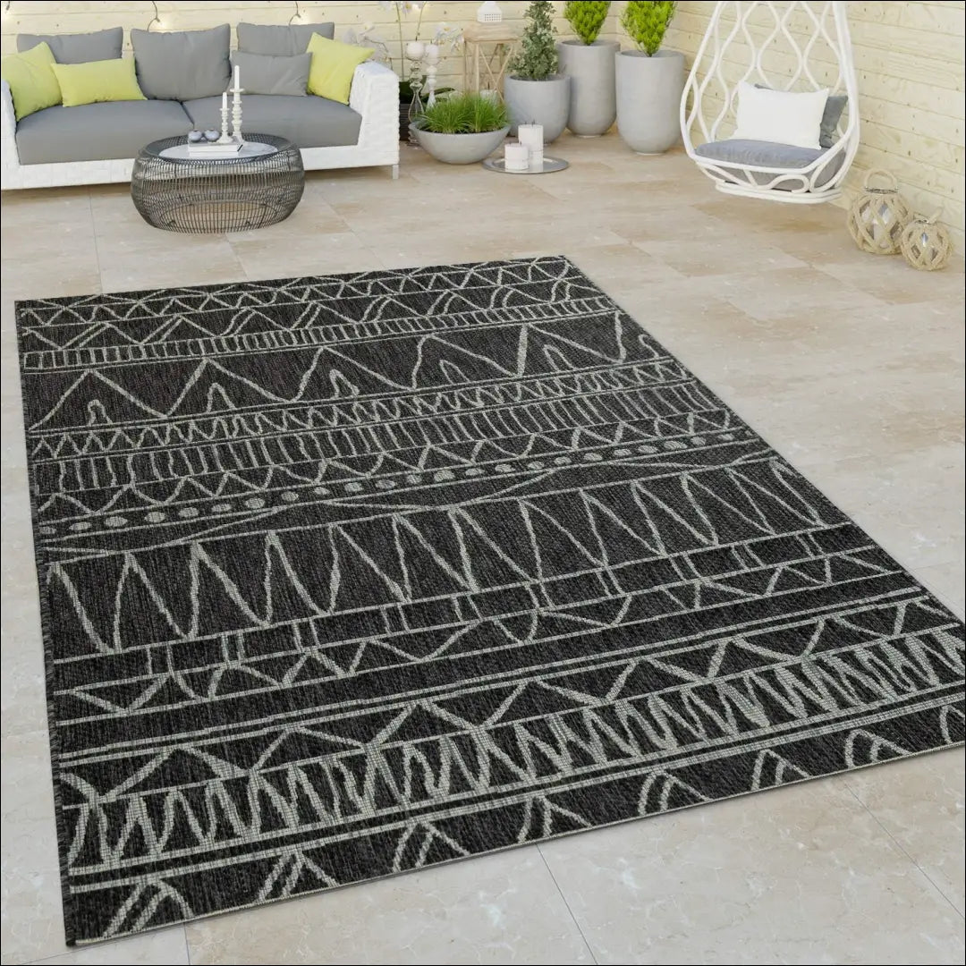 Lauko/terasos kilimas RU1494 - €160 Save 50% 100-200, __label:Pristatymas 1-2 d.d., color-pilka, Dydis-200-x-280-cm,