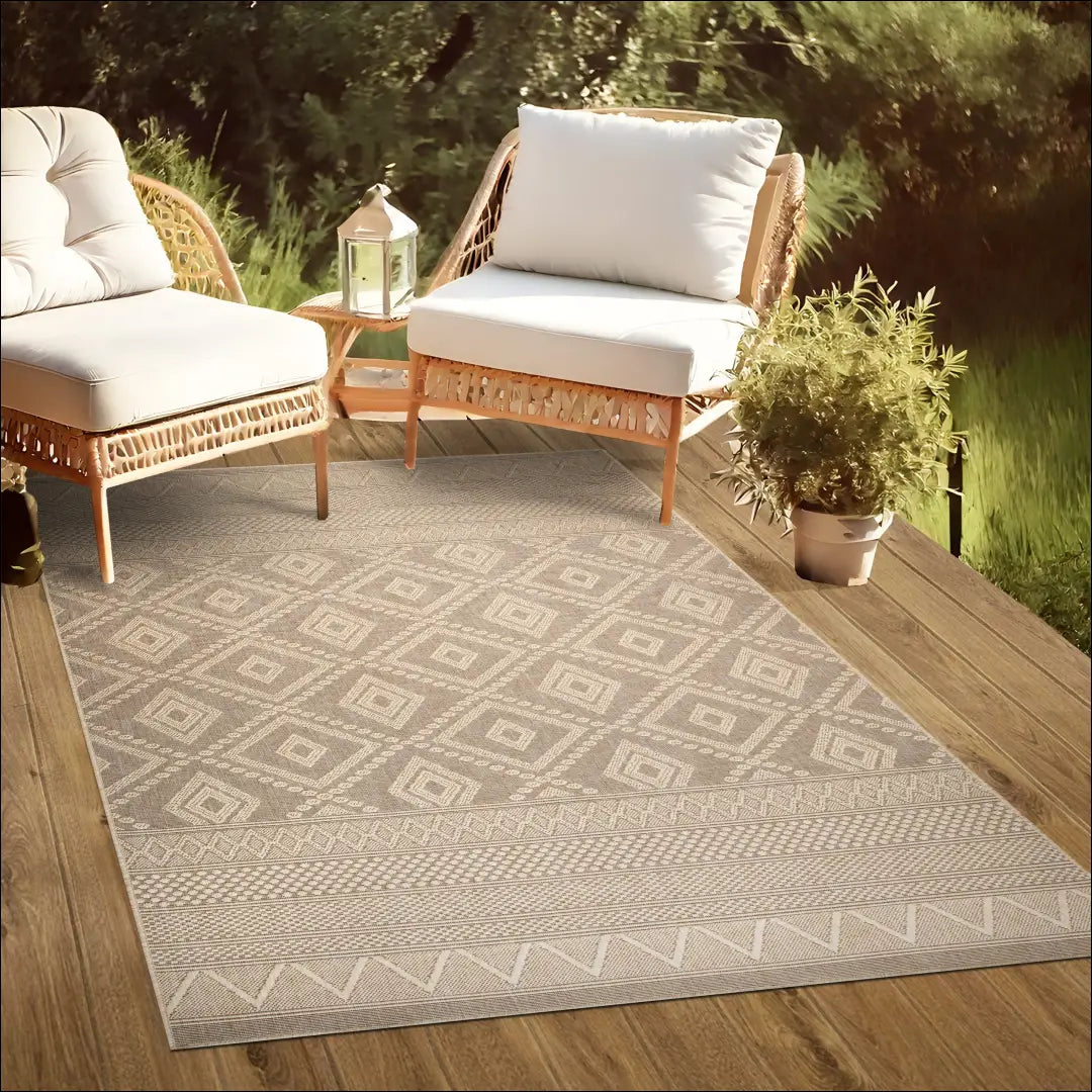 Lauko/terasos kilimas RU1677 - €120 Save 50% 100-200, __label:Pristatymas 1-2 d.d., color-smelio, Dydis-200-x-290-cm,
