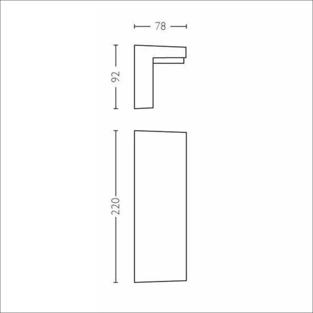 LED Lauko sieninis šviestuvas DA411 - €40 Save 50% 25-50, __label:Pristatymas 1-2 d.d., lauko-kita,