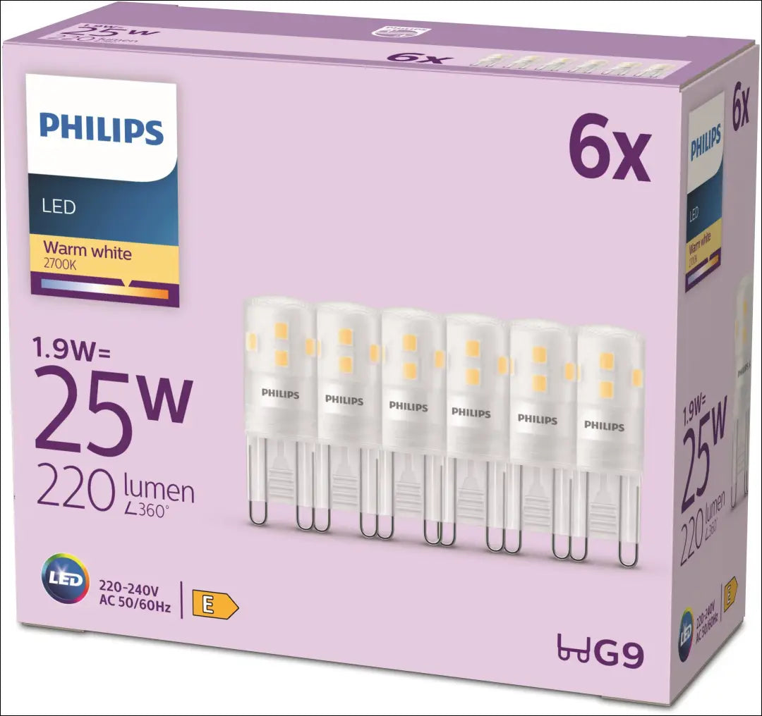 LED lempučių G9 komplektas (6vnt) DI12396 - €14 Save 50% __label:Pristatymas 1-2 d.d., interjeras, kita,