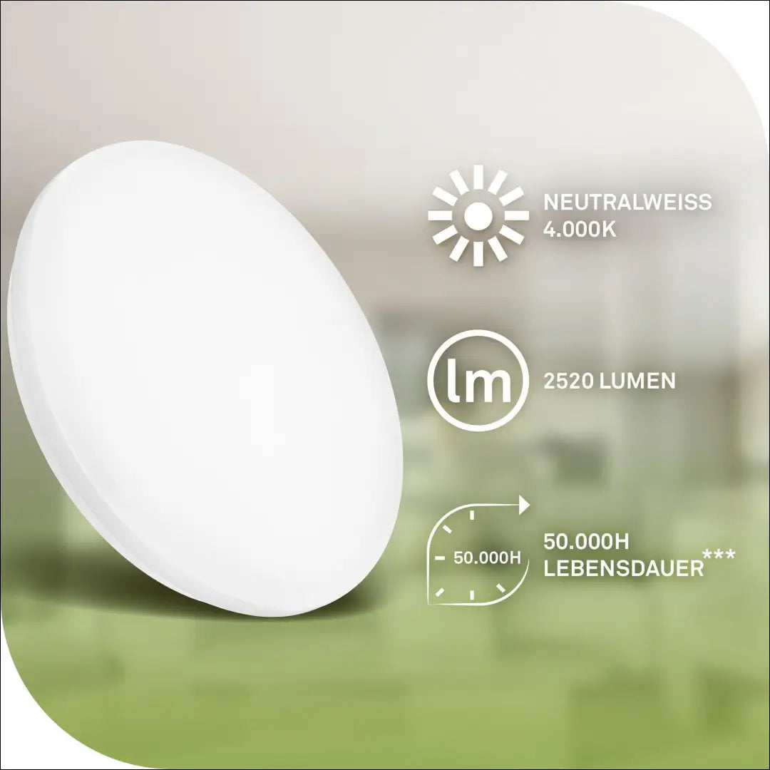 LED lubinis šviestuvas DI12430 - €24 Save 50% __label:Pristatymas 1-2 d.d., color-balta, interjeras,