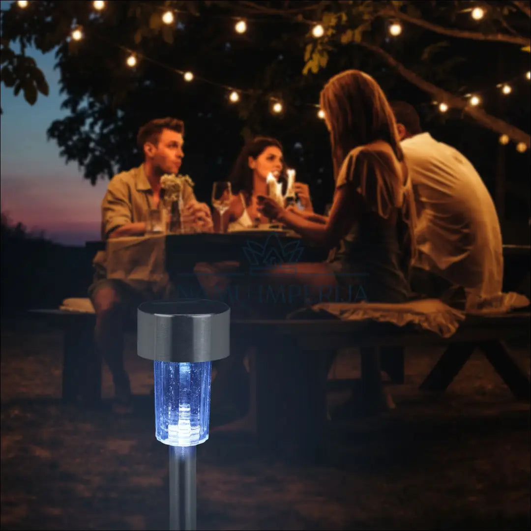 LED saulės baterijų šviestuvų komplektas (10vnt) DI9318 - €22 Save 50% __label:Pristatymas 1-2 d.d., color-sidabrine,