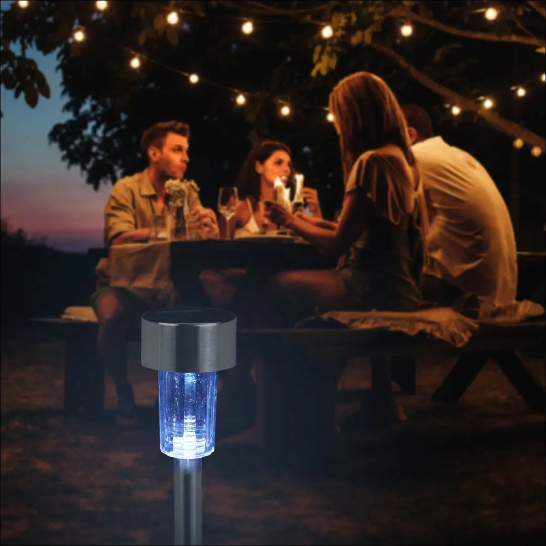 LED saulės baterijų šviestuvų komplektas (10vnt) DI9318 - €22 Save 50% __label:Pristatymas 1-2 d.d., color-sidabrine,