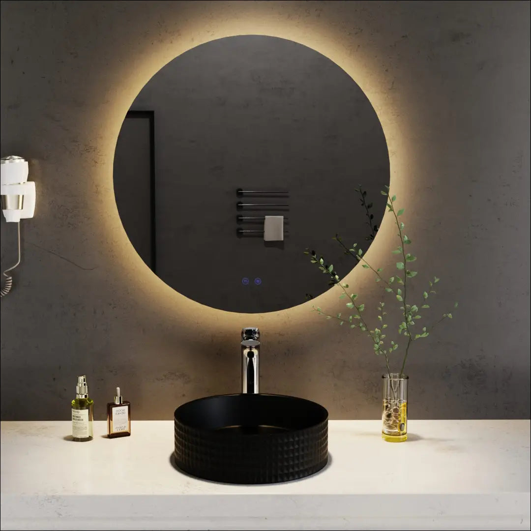 LED sieninis veidrodis (50cm) DI12682 - €55 Save 50% 50-100, __label:Pristatymas 1-2 d.d., color-sidabrine, interjeras,