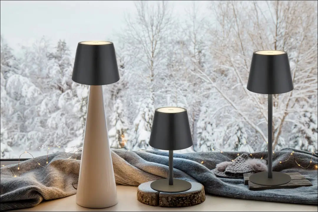 LED stalinis šviestuvas DI12448 - €18 Save 50% __label:Pristatymas 1-2 d.d., color-juoda, interjeras, material-metalas,