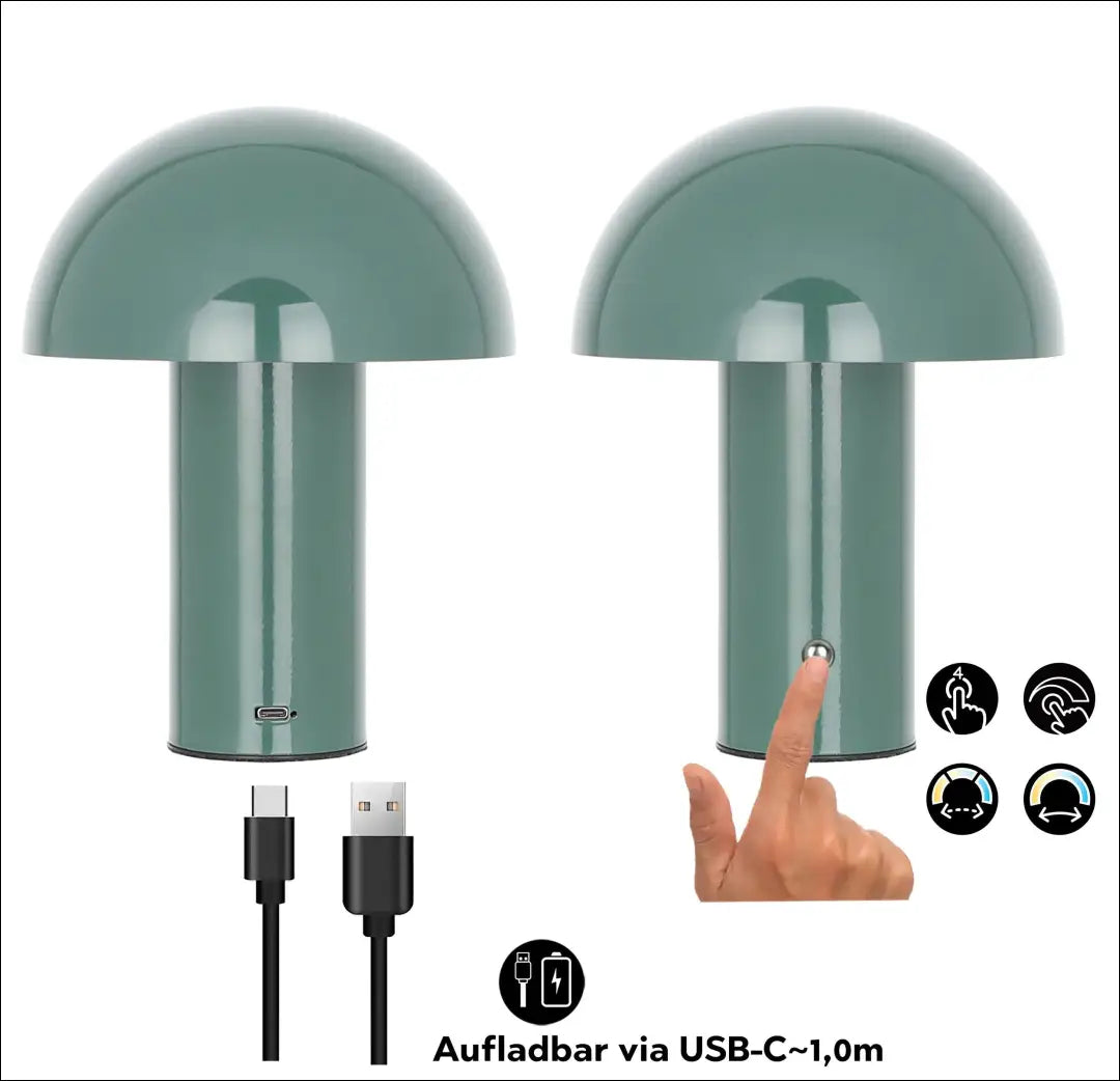 LED stalinis šviestuvas DI12703 - €19 Save 50% __label:Pristatymas 1-2 d.d., color-zalia, interjeras, material-metalas,