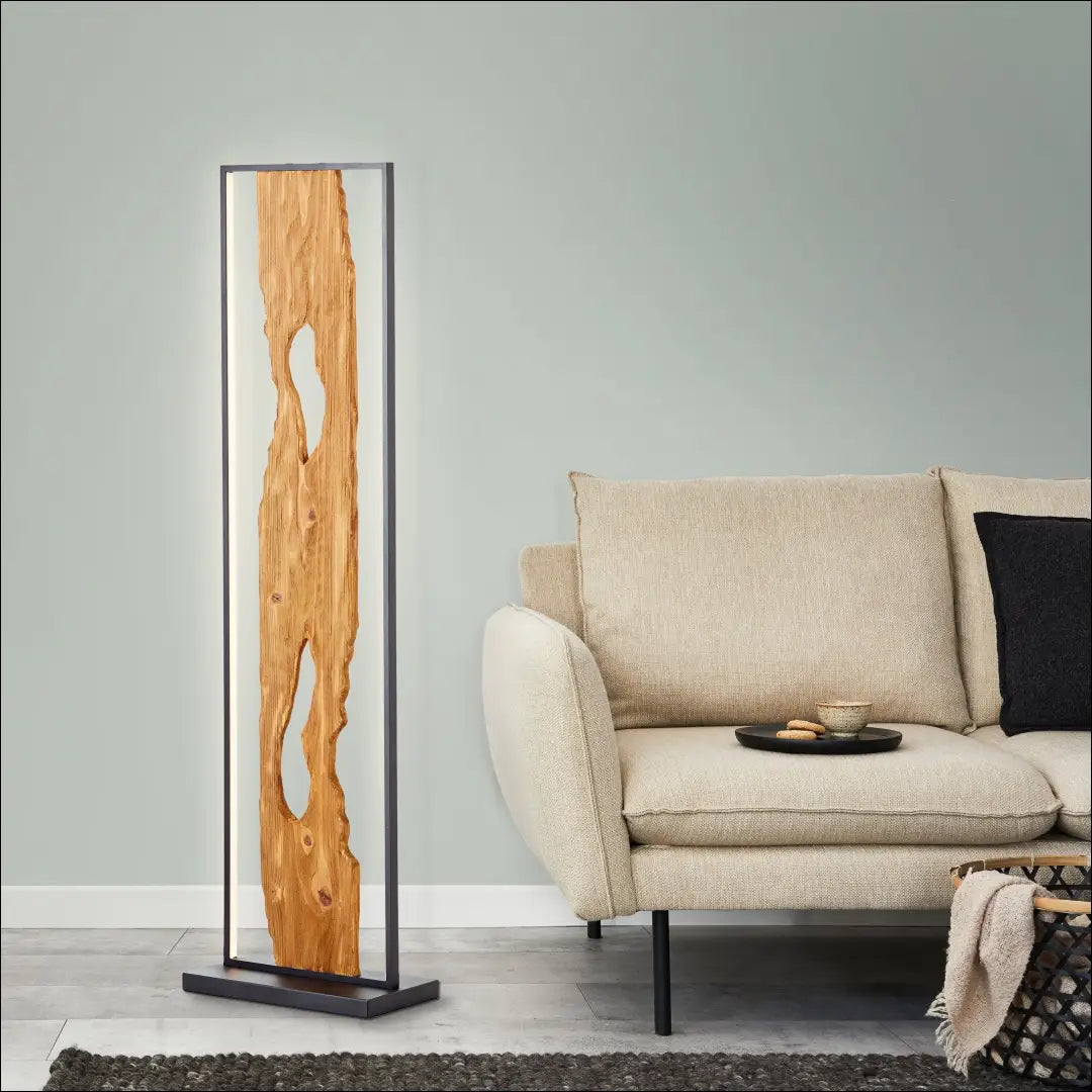 LED toršeras DI12455 - €105 Save 50% 100-200, __label:Pristatymas 1-2 d.d., color-juoda, color-ruda, interjeras Floor