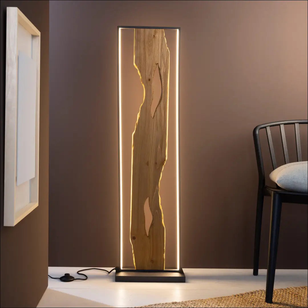 LED toršeras DI12455 - €105 Save 50% 100-200, __label:Pristatymas 1-2 d.d., color-juoda, color-ruda, interjeras Floor