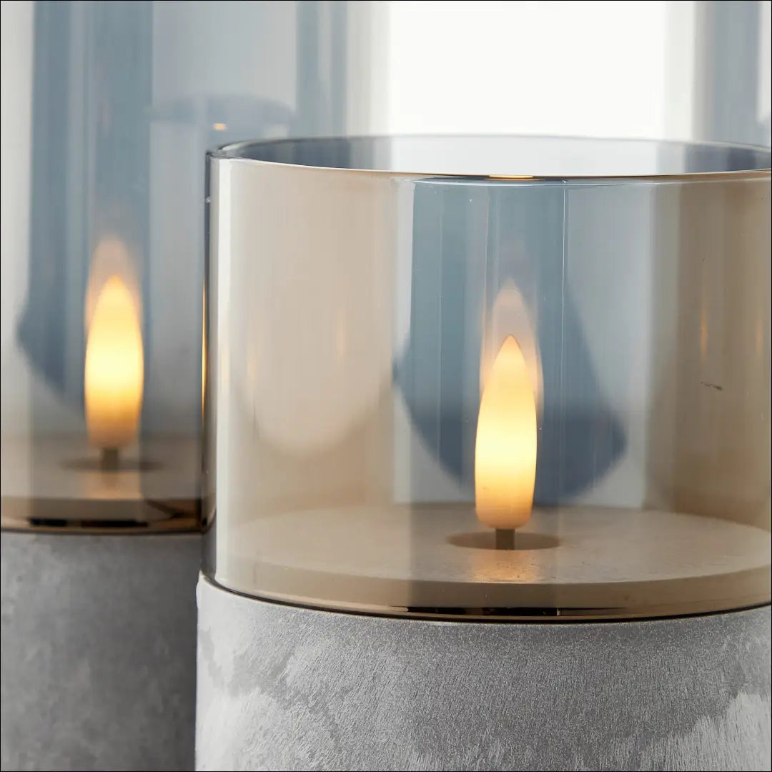 LED žvakių komplektas (3vnt) DI12429 - €16 Save 50% __label:Pristatymas 1-2 d.d., color-pilka, interjeras, lauko