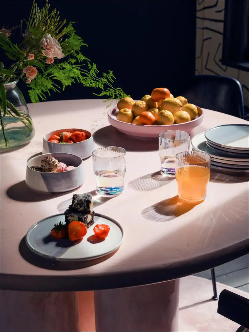 Lėkščių komplektas (2vnt) DI4513 - €6 Save 70% __label:Pristatymas 1-2 d.d., color-balta, color-pilka, color-violetine,