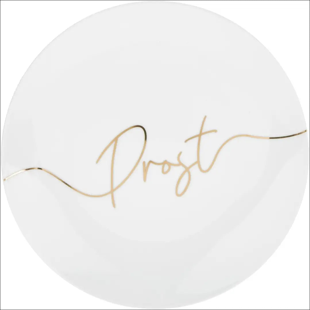 Lėkščių komplektas (4vnt) DI3816 - €12 Save 70% __label:Pristatymas 1-2 d.d., color-auksine, color-balta, indai,