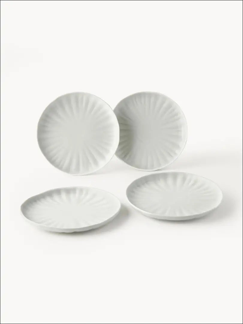 Lėkščių komplektas (4vnt) DI6056 - €10 Save 70% __label:Pristatymas 1-2 d.d., color-pilka, indai, interjeras, lekstes