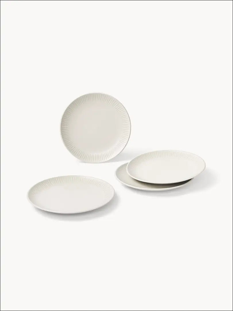 Lėkščių komplektas (4vnt) DI7089 - €21 Save 65% __label:Pristatymas 1-2 d.d., color-kremas, indai, interjeras, lekstes