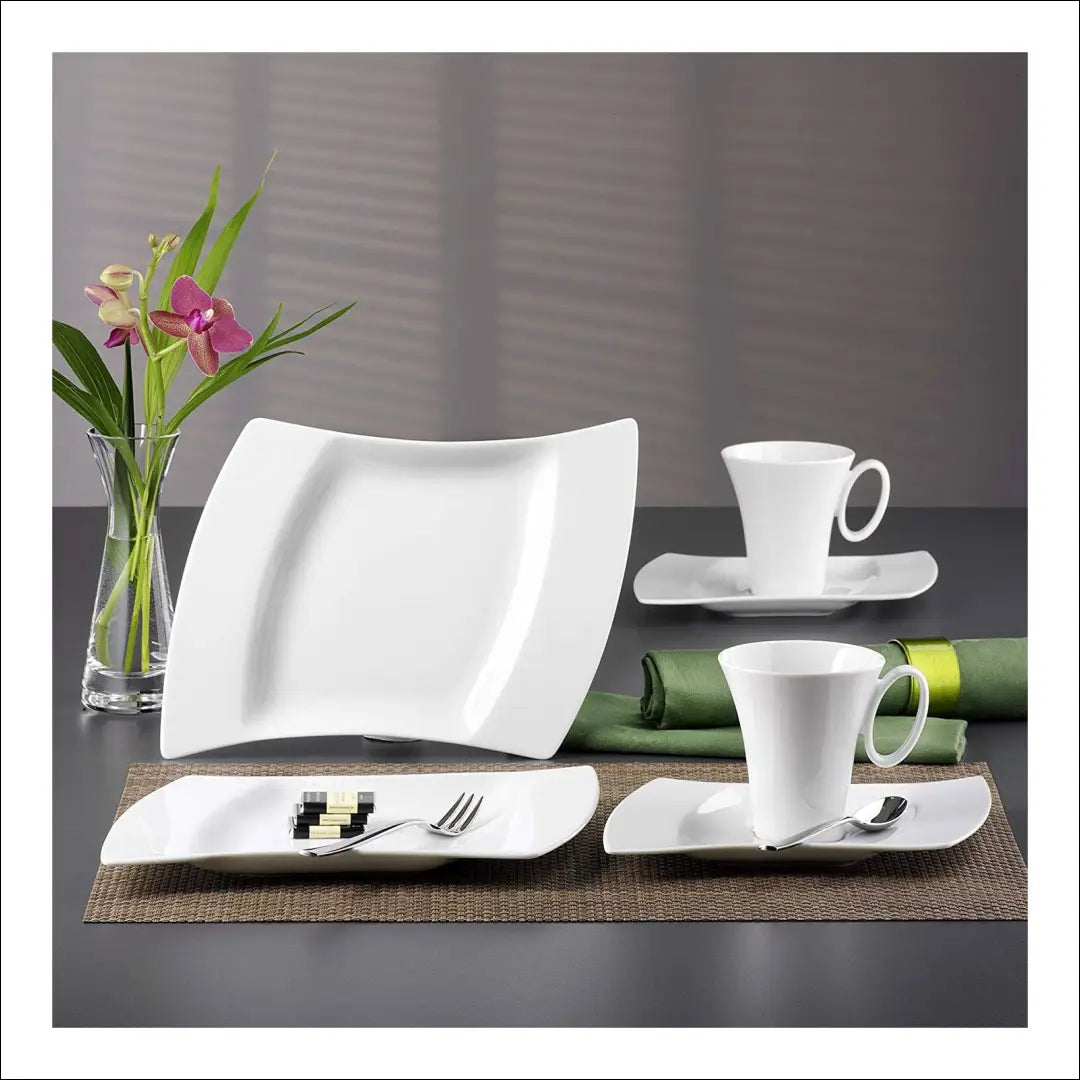 Lėkščių komplektas (6 asmenims) DI10594 - €40 Save 50% 25-50, __label:Pristatymas 1-2 d.d., color-balta, indai,