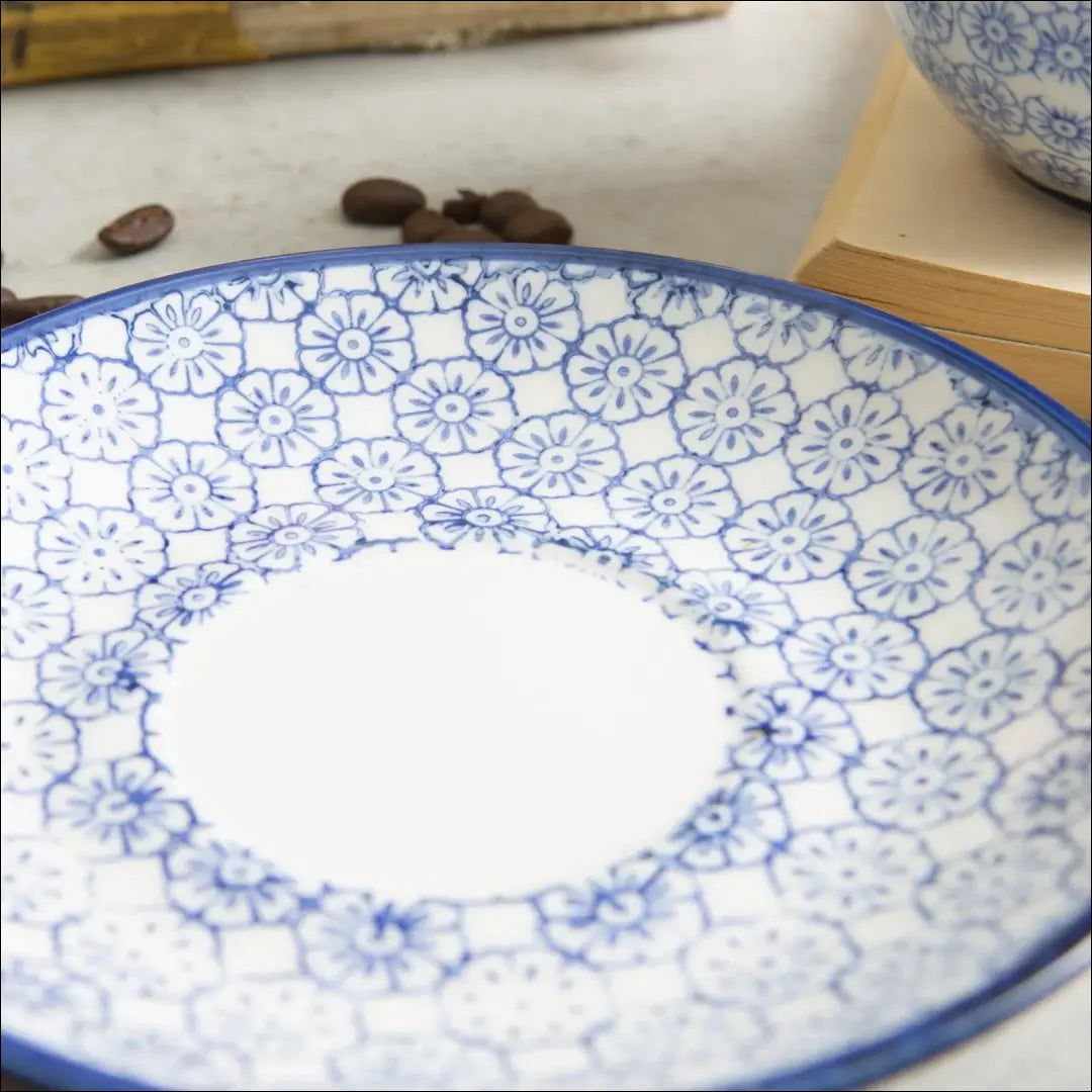 Lėkštučių komplektas (2vnt) DI9671 - €4 Save 60% __label:Pristatymas 1-2 d.d., color-balta, color-melyna, indai,