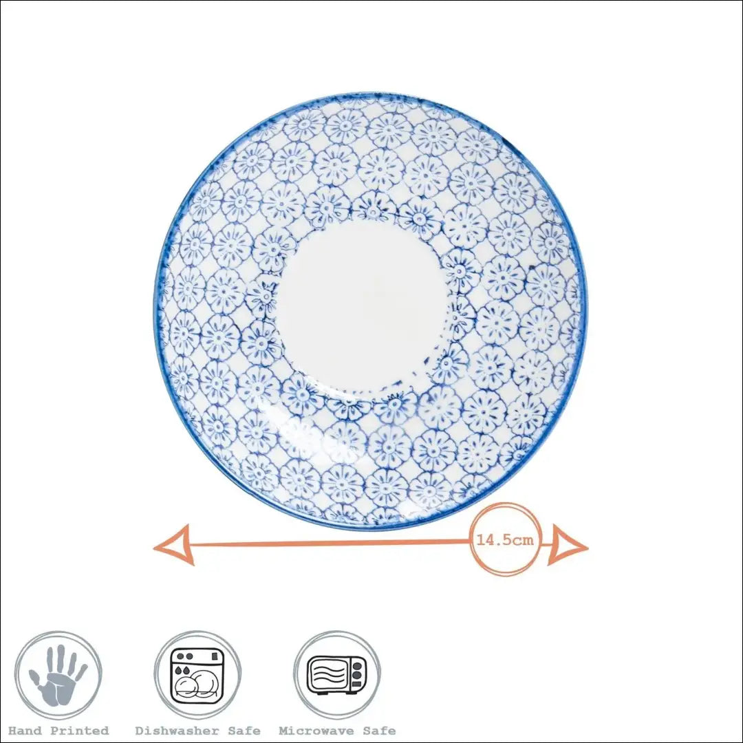 Lėkštučių komplektas (2vnt) DI9671 - €4 Save 60% __label:Pristatymas 1-2 d.d., color-balta, color-melyna, indai,