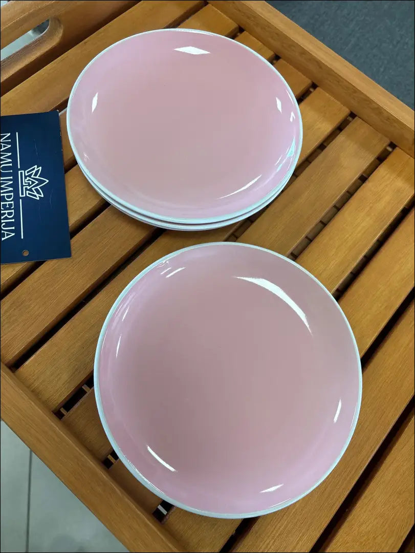 Lėkštučių komplektas (4vnt) DI8568 - €10 Save 55% __label:Pristatymas 1-2 d.d., color-rozine, indai, interjeras,