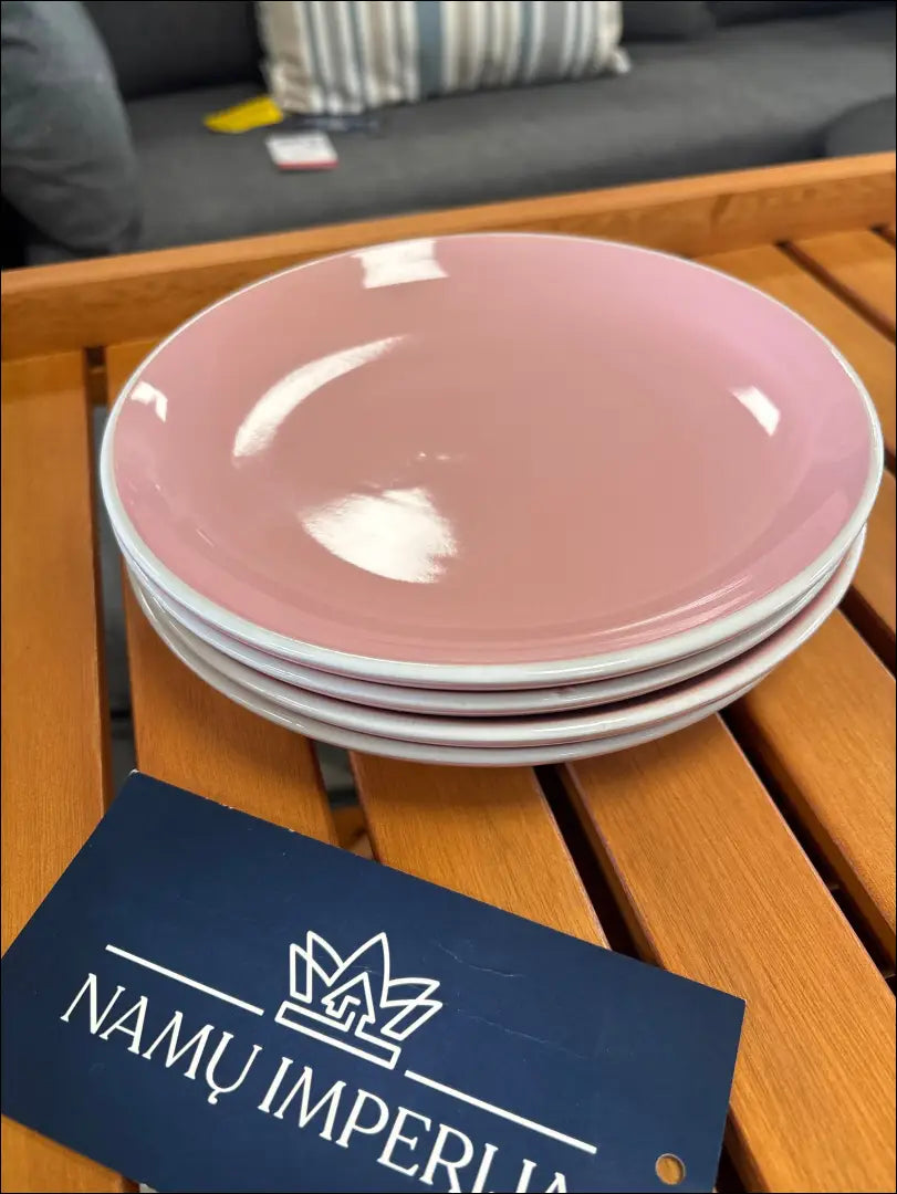 Lėkštučių komplektas (4vnt) DI8568 - €10 Save 55% __label:Pristatymas 1-2 d.d., color-rozine, indai, interjeras,