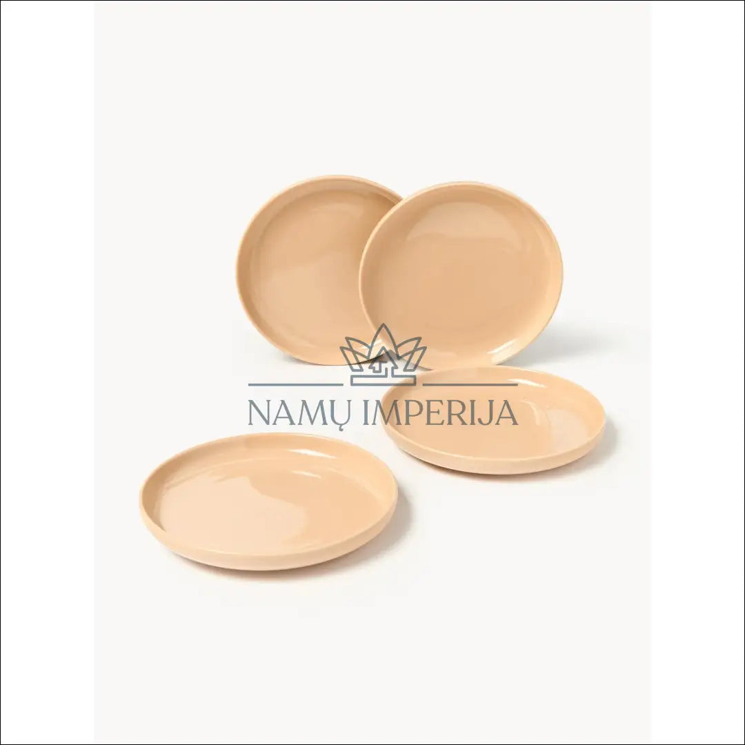 Lėkštučių komplektas (4vnt) DI9909 - €18 Save 55% __label:Pristatymas 1-2 d.d., color-smelio, indai, interjeras,