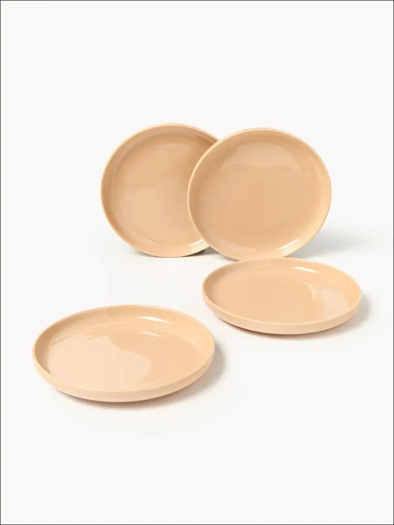 Lėkštučių komplektas (4vnt) DI9909 - €18 Save 55% __label:Pristatymas 1-2 d.d., color-smelio, indai, interjeras,