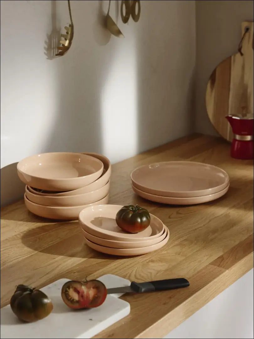 Lėkštučių komplektas (4vnt) DI9909 - €18 Save 55% __label:Pristatymas 1-2 d.d., color-smelio, indai, interjeras,