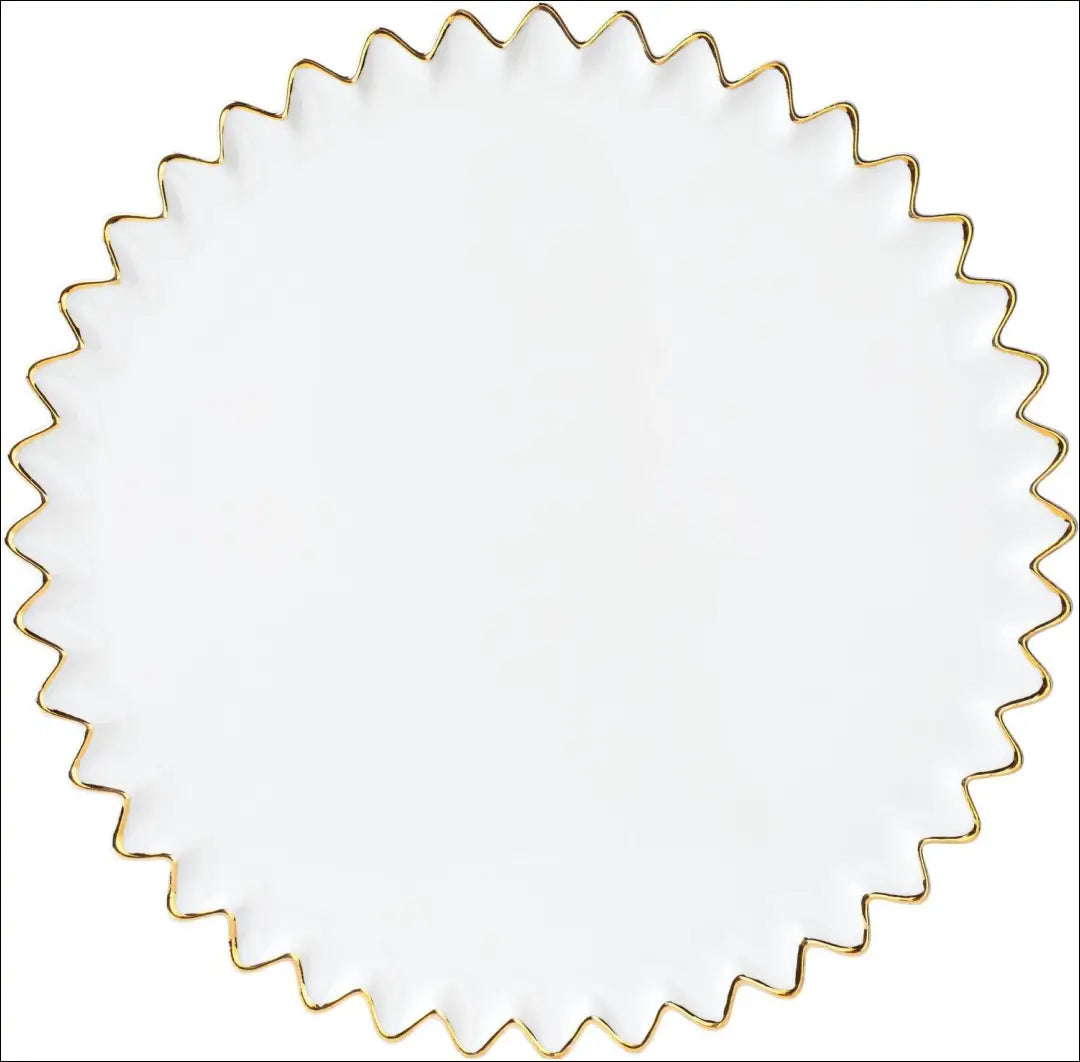 Lėkštutė DI4117 - €12 Save 70% __label:Pristatymas 1-2 d.d., color-auksine, color-balta, indai, interjeras Iki €25