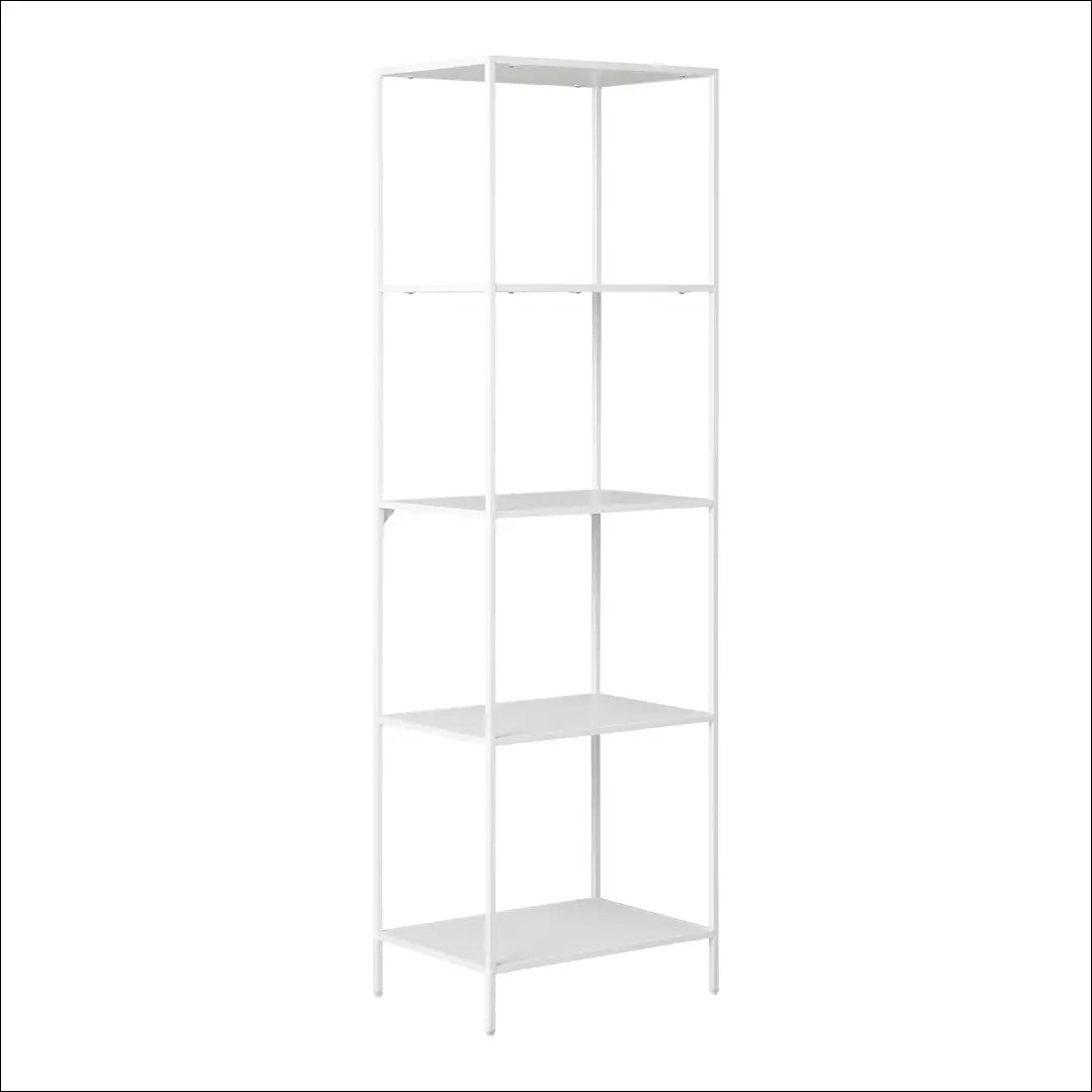 Lentyna 5 lentynos baltas rėmas 51x35x170 cm RD494 - €119 Save 15% 100-200, __label:Pristatymas 5-14 d.d., Balta,