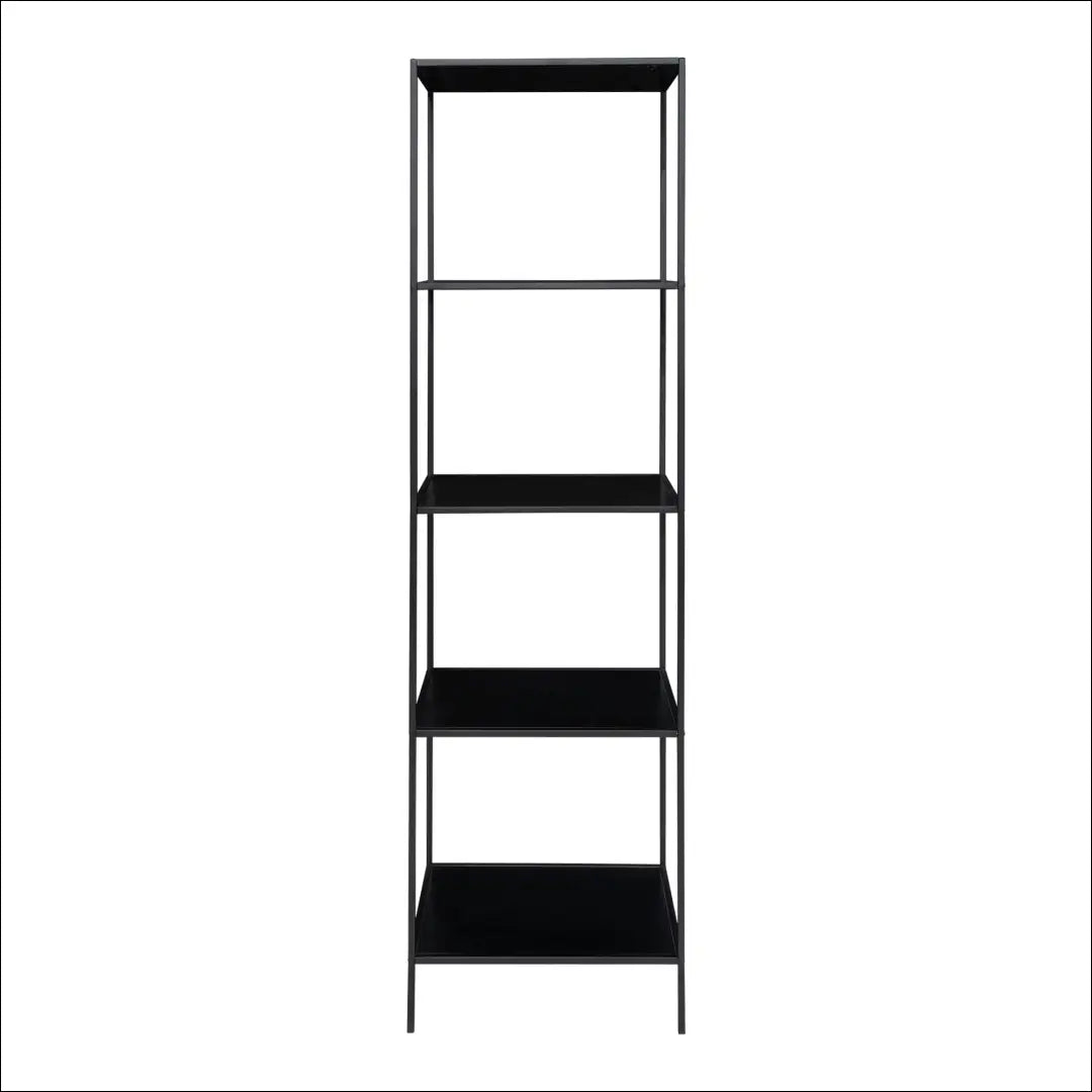 Lentyna 5 lentynos juoda juodas rėmas 51x36x170 cm RD493 - €119 Save 15% 100-200, __label:Pristatymas 5-14 d.d.,