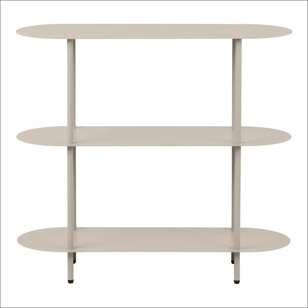 Lentynų blokas 3 lentynos metalas smėlio spalvos 31x90x81 cm RD539 - €145 Save 15% 100-200, __label:Pristatymas 5-14