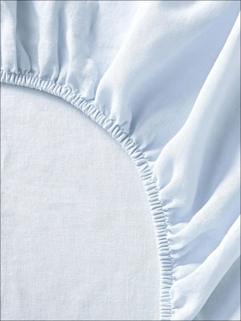 Lininė paklodė DI4979 - __label:Pristatymas 1-2 d.d., color-melyna, material-linas, paklode, patalyne Iki €25 Bed