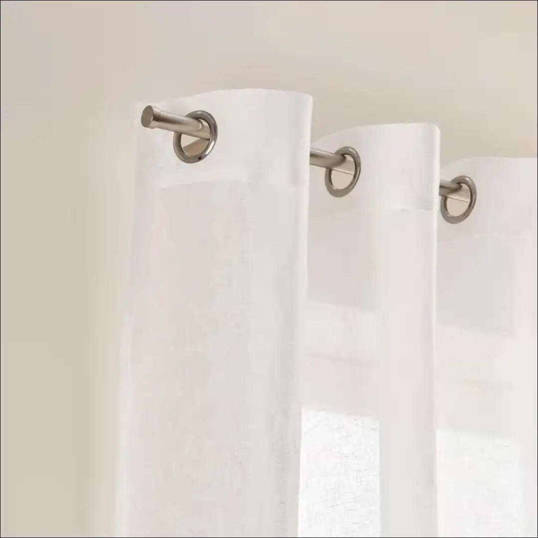 Lininė užuolaida DI11023 - €46 Save 50% 25-50, __label:Pristatymas 1-2 d.d., color-balta, material-linas, tekstile €25