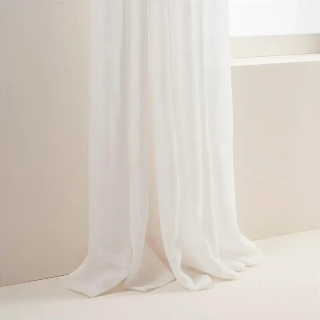 Lininė užuolaida DI11023 - €46 Save 50% 25-50, __label:Pristatymas 1-2 d.d., color-balta, material-linas, tekstile €25