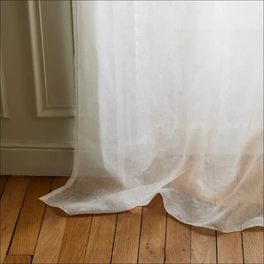 Lininė užuolaida DI11023 - €46 Save 50% 25-50, __label:Pristatymas 1-2 d.d., color-balta, material-linas, tekstile €25