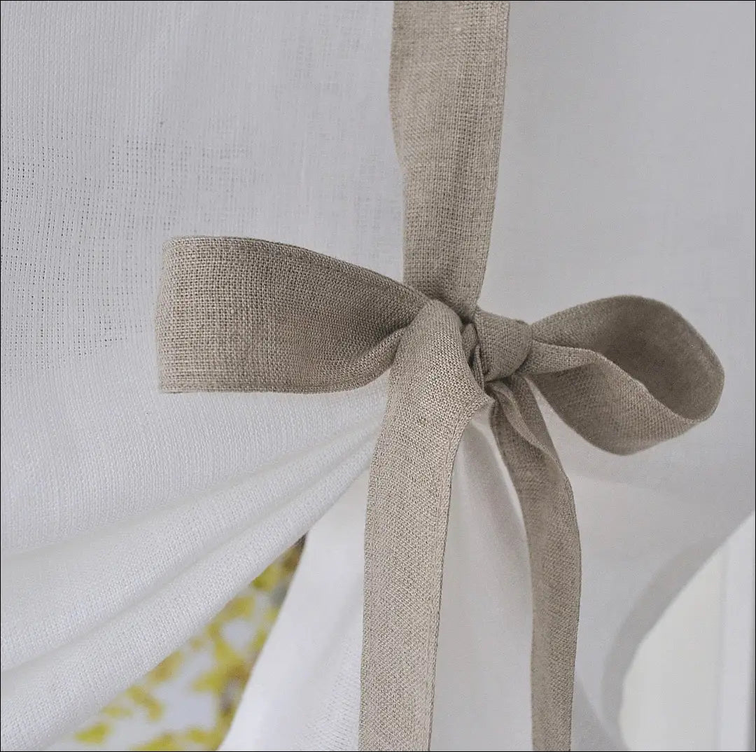 Lininė užuolaida DI12105 - €22 Save 50% __label:Pristatymas 1-2 d.d., color-balta, color-smelio, material-linas,