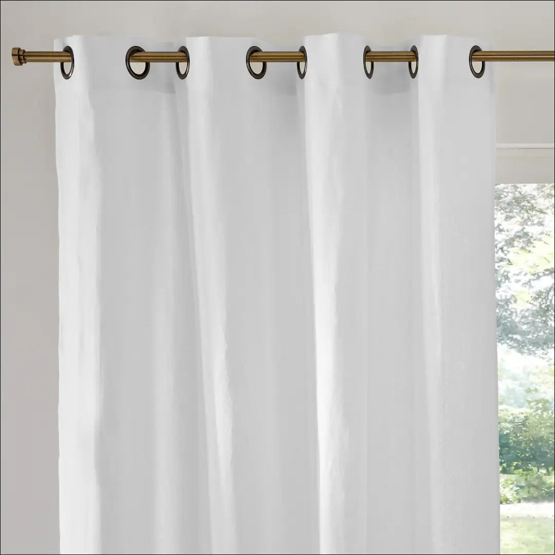 Lininė užuolaida DI12108 - €28 Save 50% 25-50, __label:Pristatymas 1-2 d.d., color-balta, material-linas, tekstile €25