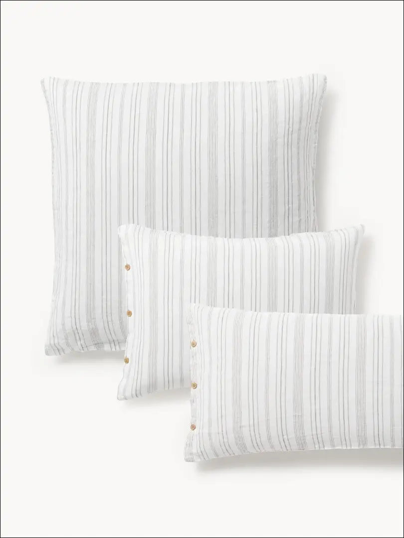 Lininis pagalvės užvalkalas DI11507 - €7 Save 65% __label:Pristatymas 1-2 d.d., color-balta, color-pilka,
