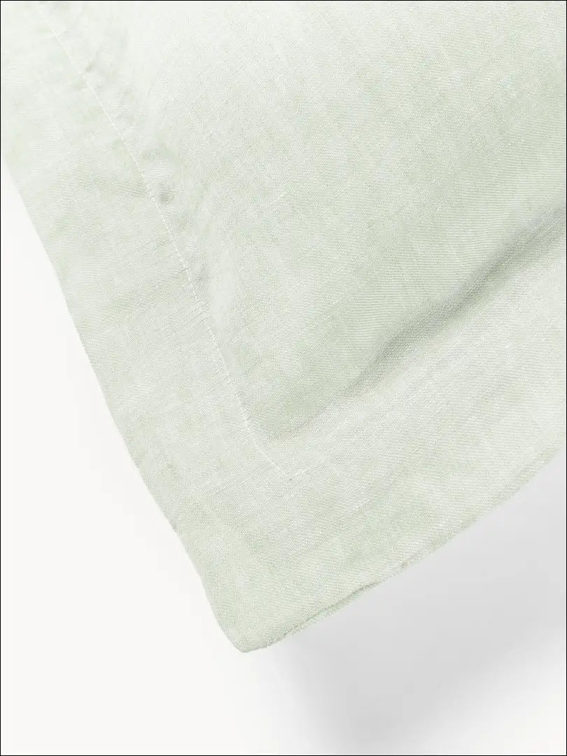 Lininis pagalvės užvalkalas DI11524 - __label:Pristatymas 1-2 d.d., color-zalia, material-linas, pagalves-uzvalkalas,