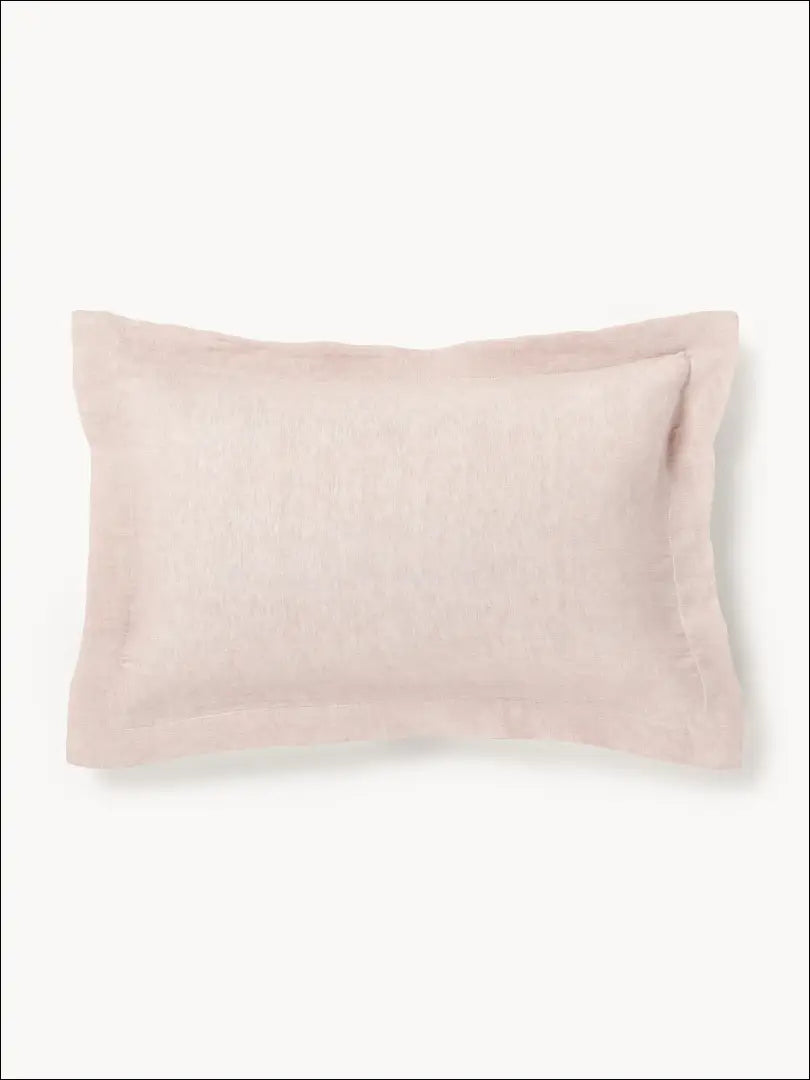 Lininis pagalvės užvalkalas DI11528 - __label:Pristatymas 1-2 d.d., color-rozine, material-linas, pagalves-uzvalkalas,