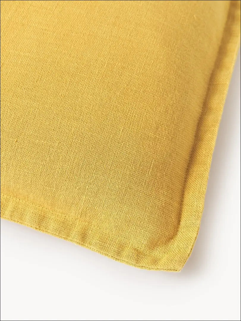 Lino pagalvės užvalkalas (60x60cm) DI5518 - €15 Save 50% __label:Pristatymas 1-2 d.d., color-geltona, interjeras,
